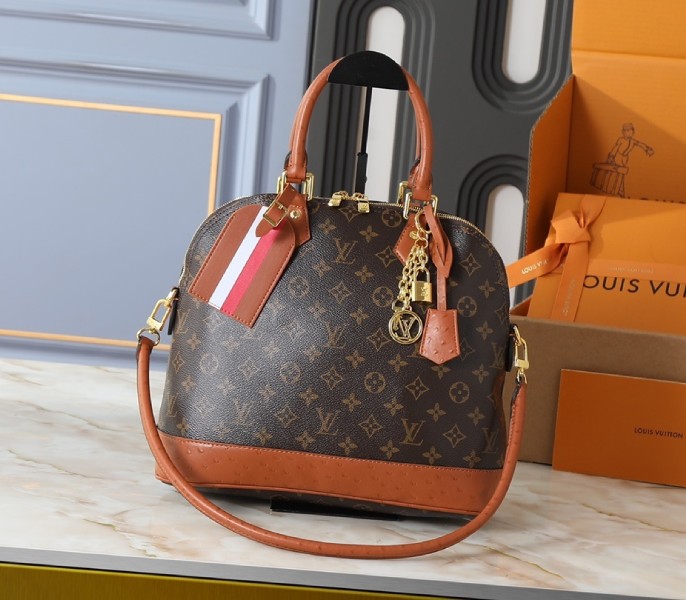 Replica Louis Vuitton Monogram Canvas Alma MM Soft Celebration N30049