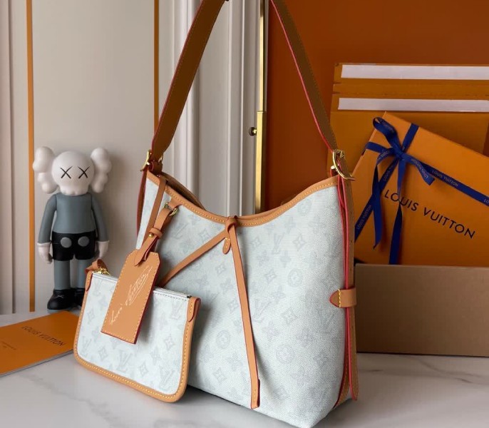 Replica Louis Vuitton Monogram Origine CarryAll MM In Bleu Courrier - Image 3