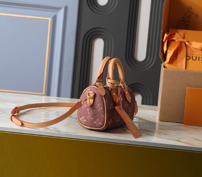 Replica Louis Vuitton Monogram Origine Ebene Nano Speedy M27610 - Image 2