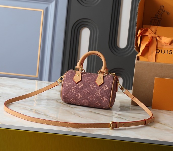 Replica Louis Vuitton Monogram Origine Ebene Nano Speedy M27610 - Image 3