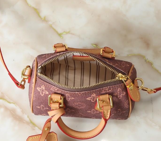 Replica Louis Vuitton Monogram Origine Ebene Nano Speedy M27610 - Image 5