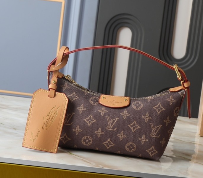 Replica Louis Vuitton Monogram Origine Ebene Pochette Hills