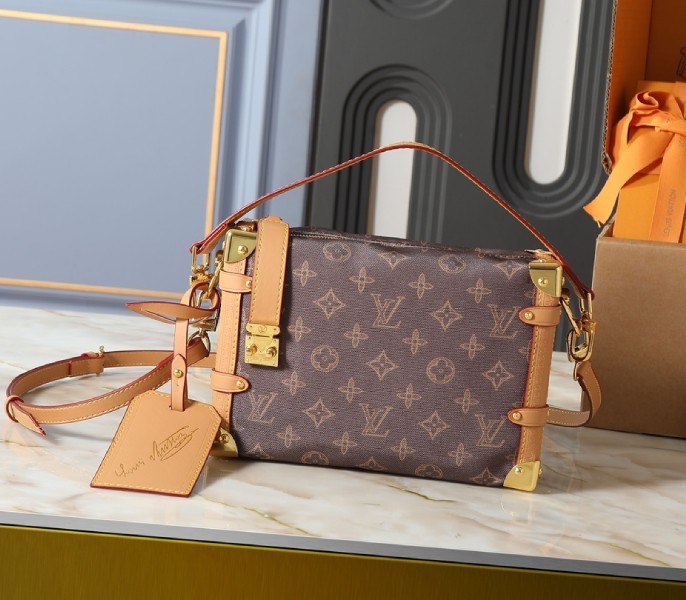 Replica Louis Vuitton Monogram Origine Ebene Side Trunk MM M27516