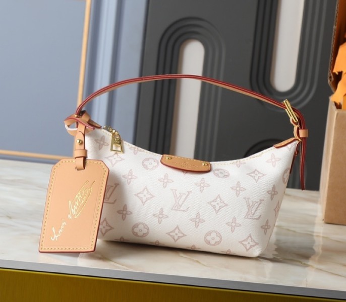 Replica Louis Vuitton Monogram Origine Lin Pochette Hills