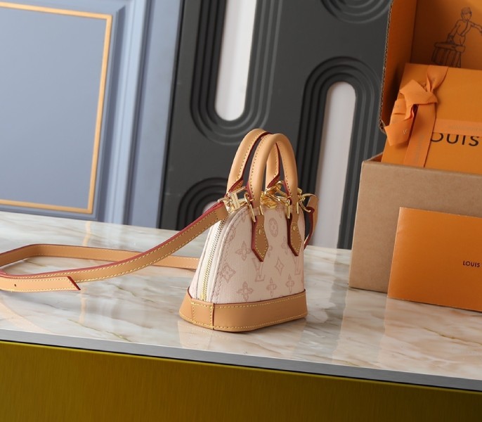 Replica Louis Vuitton Monogram Origine Nano Alma In Lin - Image 2