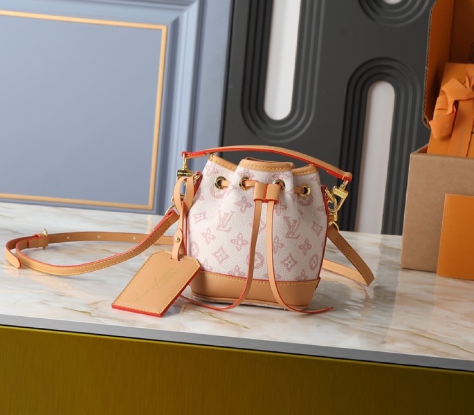 Replica Louis Vuitton Monogram Origine Nano Noe In Linen