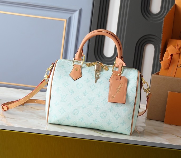 Replica Louis Vuitton Monogram Origine Speedy Bandouliere 25 In Vert Asnieres