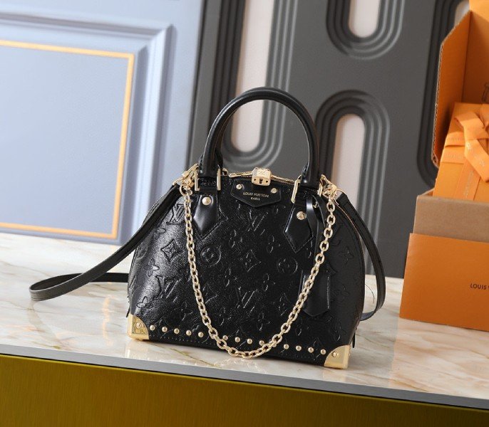 Replica Louis Vuitton LV Monogram Saga Alma Trunk BB