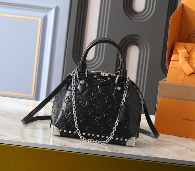 Replica Louis Vuitton Monogram Saga Alma Trunk BB M27812