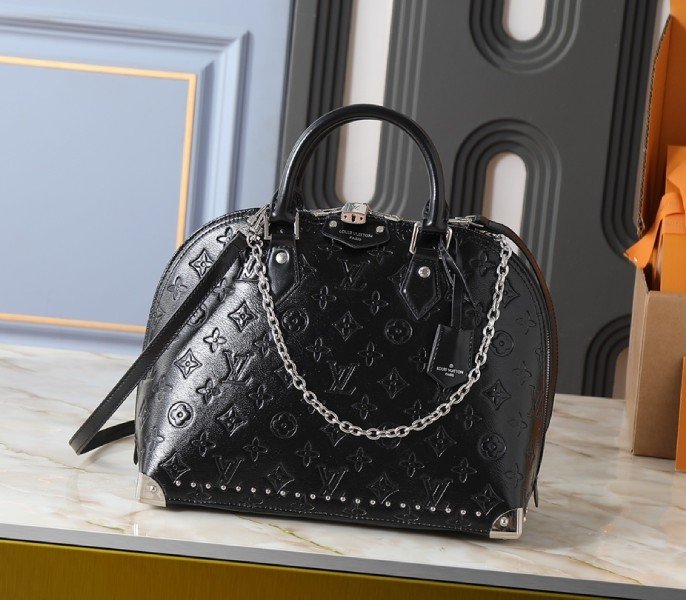 Replica Louis Vuitton Monogram Saga Alma Trunk PM