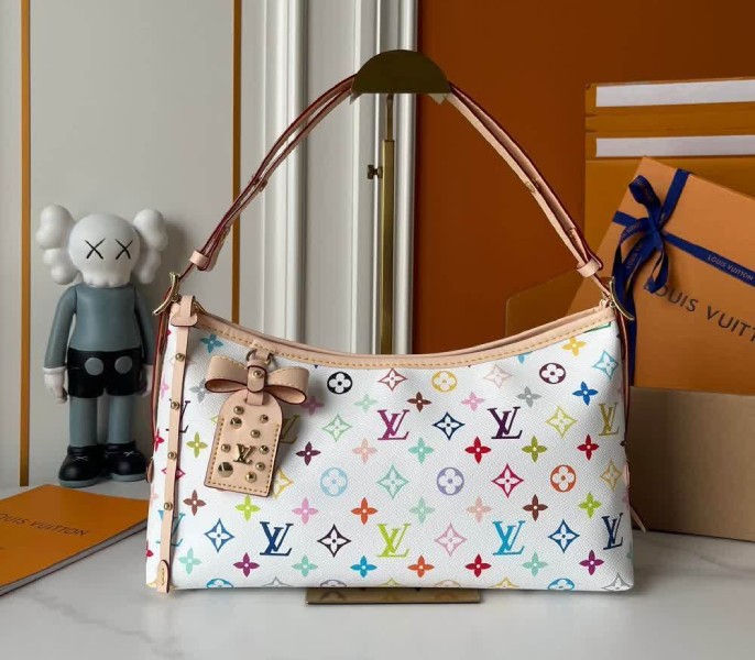 Replica Louis Vuitton X TM CarryAll East West In White M27578
